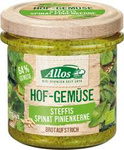 Organic Gluten-Free Spinach and Pine Nut Vegetable Spread 135 g – Allos