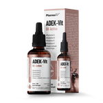 Vitamin ADEK drops (800 mcg + 100 mcg + 12 mg + 75 mcg) gluten-free dietary supplement 30 ml - Pharmovit