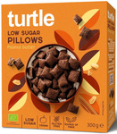Organic Gluten-Free Cereal Pillows with Peanut Cream, Low Sugar, 300 g – Turtle