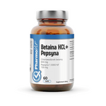 Betaine + pepsin gluten-free dietary supplement 60 capsules - PHARMOVIT (Clean Label)
