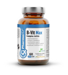 Vitamin B Complex dietary supplement 60 capsules 31.2 g (clean label) - Pharmovit