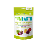 Sour Pops with Vitamin C, Cherry, Strawberry, Organic 85 g – Yumearth