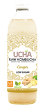 Kombucha with ginger low sugars fair for life bio 350 ml - UCHA