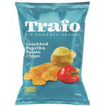 Organic Crinkle Cut Paprika Potato Chips 125 g – Trafo