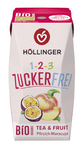 Peach - passion fruit flavored drink without sugar bio 200 ml - HOLLINGER