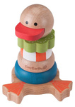 Wooden take-apart duck from 12 months (11 x 11,5 x 13 cm) FSC certified – Everearth