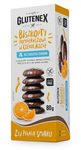 Gluten-Free Chocolate-Coated Orange Sponge Biscuits, No Added Sugars 80 g – Glutenex