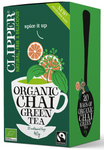 Green Tea Chai with Cinnamon and Cardamom Fair Trade Organic (20 x 2 g) 40 g – Clipper