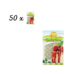 Gelatin in leaves (12 leaves) BIO 20 g