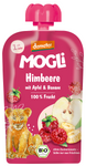 Apple-Banana-Raspberry Puree, No Added Sugars, From 1 Year, Demeter Organic, 100 g – Mogli
