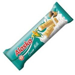 Gluten-free Corn Tubes filled with Milk Cream, 18 g – Alaska