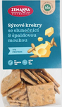 Crackers with cheese and sunflower seeds bio 100 g - ZEMANKA