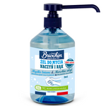 Dish and hand washing gel based on linseed soap and seaweed eco 500 ml - BRIOCHIN