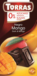 Dark chocolate with mango, no added sugar, gluten-free 75 g – Torras