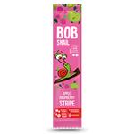 Bob Snail Stripe Apple & Raspberry Snack, No Added Sugars, Gluten-Free, 14 g – Eco-snack