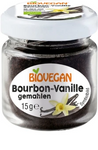 Ground bourbon vanilla bio (in a glass jar) 15 g - Biovegan