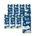 SET 8 x Oat and soy beverage 3.5% without added sugars bio 1 l - Natumi