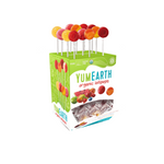 Organic Fruit Lollipops with Vitamin C - Pomegranate, Watermelon, Mango, 100 pcs. – Yumearth