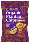 Organic Gluten-Free Paprika Plantain Chips 80 g – El Origen