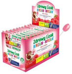 Raspberry flavored yummy-lemon gluten free lollipop 6 g