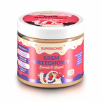 White chocolate flavored hazelnut cream with raspberries 160 g - Supersonic