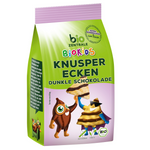 Gluten-free dark chocolate pyramid corn crisps for children bio 60 g - BIO ZENTRALE (BIOKIDS)