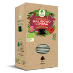 Organic Linden & Raspberry Herbal Tea (25 x 2,5 g) 62,5 g - Dary Natury