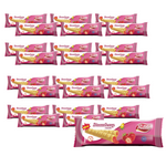 SET 24 x Strawberry flavored cream filled corn tubes gluten free 18 g - Balila