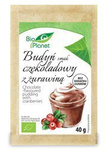 Organic chocolate-flavored pudding with cranberries 40 g – Bio Planet