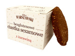 Sesame cookies with cranberries gluten-free 150 g - Warsaw Gourmet