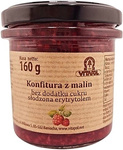 Raspberry jam sweetened with erythritol without sugar 160 g