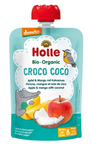 Holle Demeter Organic Fruit Purée Pouch Coconut Crocodile (Apple - Mango - Coconut) No Added Sugar, from 8 months, 100 g