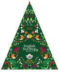Organic Advent Calendar Pyramid Tea Bags (Green Triangular – 13 Tea Flavours) (25 x 2 g) 50 g – English Tea Shop