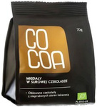 Organic Almonds in raw chocolate 70 g – Cocoa