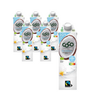 SET of 6 x Coconut milk - drinking coconut drink 2% fat with no added sugars fair trade bio 1 l - COCO (Dr Martins)