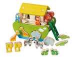 Wooden Noah's Ark for Ages 24 Months+ (24 x 17,5 x 20,5 cm) FSC – EverEarth