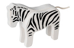 Bamboo Zebra for Ages 24 Months and Up (9 x 3,5 x 4 cm) – EverEarth