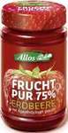 Organic Strawberry Mousse (75% fruit) 250 g – Allos