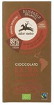 Bitter chocolate with fair trade cocoa pieces gluten-free BIO 100 g