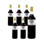 SET 6 x Raspberry fruit syrup 1 l