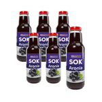 SET x6 100 % ARONIA JUICE 750 ml - NATURAVENA