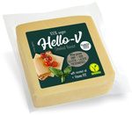 Smoked plant-based cheese alternative, block 200 g – Hello-V