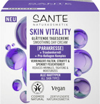 Sante Naturkosmetik Organic Smoothing Day Face Cream with Paracress, Grape Seed Oil and Pro-Collagen Complex 50 ml