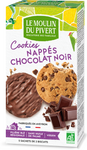 Cookies with chocolate chips, covered in dark chocolate, organic 175 g – Le Moulin du Pivert
