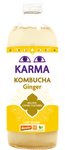 Kombucha with ginger low sugars fair for life demeter bio 1 l - Kombucha Karma