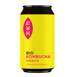 Kombucha black tea with hibiscus gluten-free bio 330 ml - Forever Young Kombucha