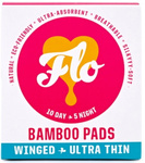 Bamboo Sanitary Pads with Wings (10 Day Pads + 5 Night Pads) – Flo