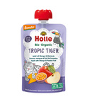 Holle Tygrysek Organic Tropical Puree (Apple-Mango-Passion Fruit), No Added Sugars, 100 g