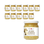 SET of 12 x marinated ginger for sushi bio 190 g (118 g)