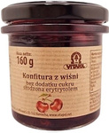 Erythritol-sweetened cherry jam without sugar 160 g